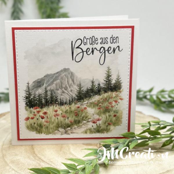 Karte Berge